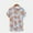 Multicolor, variant on Men's Crab Print Hawaiian Shirts Short Sleeve Casual Summer Beach Vacation Aloha Shirts