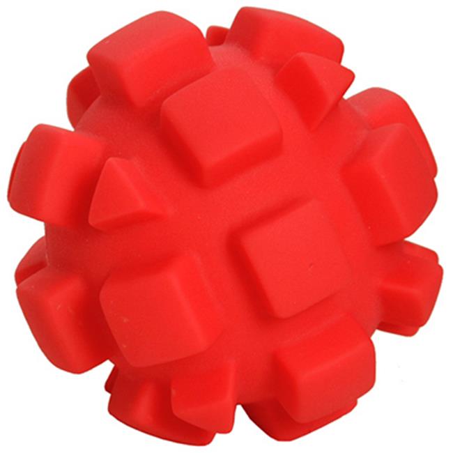 9505904 Bumpy Dog Ball, Red 4 in.