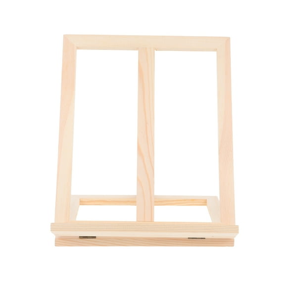 Worgeous Adjustable Wood Painting Easel Sturdy Table Stand for Oil and Watercolor Portable Foldable Desktop Display Stand Wood Art Easel for Students and Artists