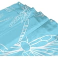 thumbnail image 3 of Blue Dragonflies Shower Curtain Waterproof Washable Bathroom Shower Curtain Polyester Cloth Fabric Bathroom Decor Set with 12 Hooks, 60x72 inches, 3 of 6