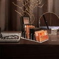 thumbnail image 5 of SHIMELE Acrylic Makeup Organizer Eyeshadow Palette Organizer Cosmetics Storage Tray Makeup Display Stand Makeup Holder with 7 Compartments Clear Eyeshadow Organizer for Countertop, 5 of 6