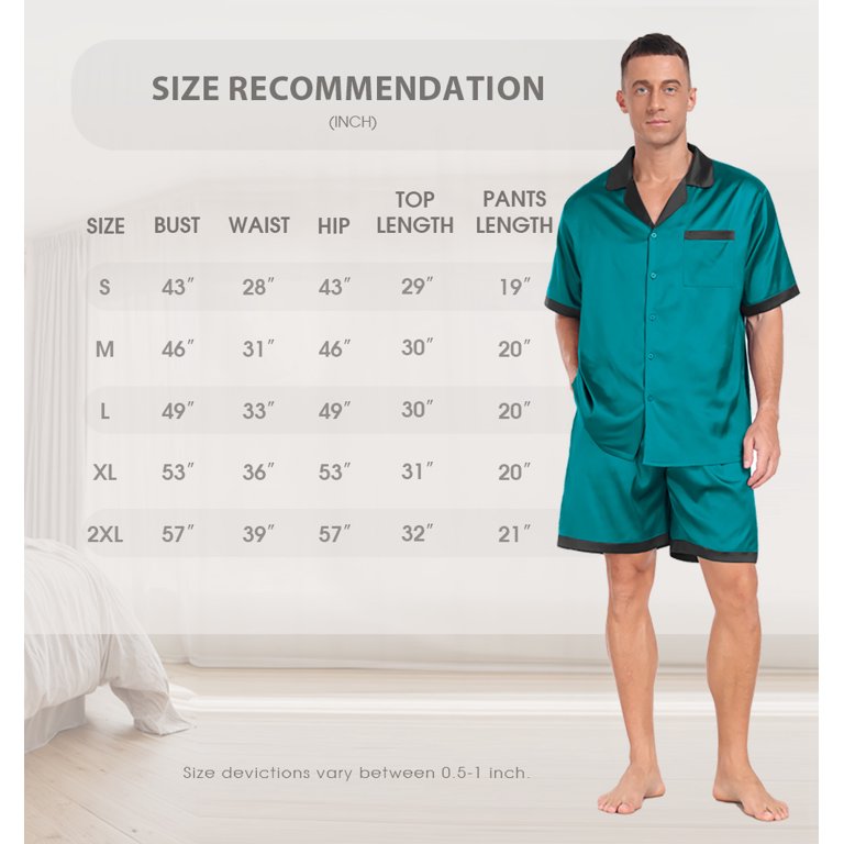 Mintreus Men's Satin Pajama Set with Pockets photo 6