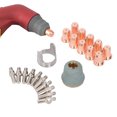thumbnail image 1 of Kit De Puntas De Electrodo Para Cortador De Plasma, Juego De 22 Piezas De Latón, Electrodo De Antorcha De Corte Por Plasma De Ajuste Preciso, Práctico Para Reemplazo, 1 of 7