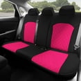 thumbnail image 3 of For 2019-2024 Kia Forte FH Group Neoprene Custom Fit Waterproof Car Seat Covers - Rear Set Pink, 3 of 8