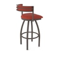 thumbnail image 2 of 861 Artemis 30" Swivel Bar Stool with Bronze Finish and Graph Poppy Seat and Back, 2 of 5