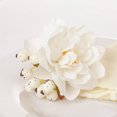thumbnail image 2 of Wovilon Artificial Flowers For Decoration Outdoor Rose Flower Napkin Rings Artificial Flower Napkin Holders Serviette Buckles, 2 of 9
