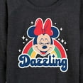 thumbnail image 3 of Mickey & Friends - Dazzling Minnie - Women's Lightweight French Terry Long Sleeve Shirt, 3 of 5