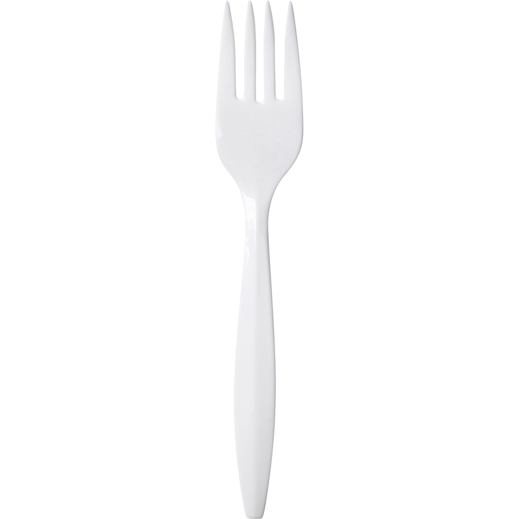 Dixie Plastic Cutlery Heavyweight Soup Spoons White 100/Box SH207 