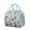 Sky-blue-19, variant on Lunch Bag Lunch Box for Women Reusable Insulated Lunch Bags,Water-Resistant Sea Shell Starfish Pattern Cooler Lunch Tote Bag, Large Capacity for Work Travel Picnic