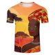 thumbnail image 3 of Tops para hombre, blusas y camisas de manga corta con cuello redondo para hombre Camisa de manga corta estampada para hombre Top/camisa de manga corta con cuello redondo Tops para hombre, 3 of 4