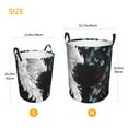 thumbnail image 3 of Picia Butterfly Angel Wings Art Pattern Large Laundry Basket, Waterproof, Freestanding Laundry Hamper, Collapsible Tall Clothes Hamper with Extended Handles-Medium, 3 of 6