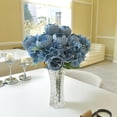 thumbnail image 5 of Wishtip Flores Artificiales De Peonía, 2 Paquetes De Peonías Falsas De Seda Sintética Con Ramos De Flores De Hortensias Para Decoración De Bodas, Hogar, Fiestas, Arreglos Florales, Centros De Mesa, Co, 5 of 5