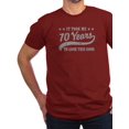 thumbnail image 1 of CafePress - Funny 70Th Birthday Men's Fitted T Shirt (Dark) - Men's Fitted T-Shirt, 1 of 1