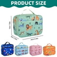 thumbnail image 3 of Reusable Lunch Box for Men/Women Insulated Lunch Bag Leakproof Lunchbox for School Work Office Picnic Beach Travel,Insulated Small LunchBox,Heavy Duty,Pink,9.44x3.54x7.08", 3 of 6