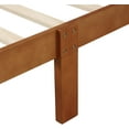 thumbnail image 6 of Harper & Bright Designs Wood Platform Bed Twin Bed Frame Mattress Foundation, Oak, 6 of 7