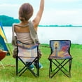 thumbnail image 5 of BZSMCE Camping Chairs Modern Guiding Light Pattern Folding chair, 5 of 8