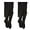 Black, variant on Girls Baby Seamless Organic Cotton Smooth Toe Tights 2 Pack
