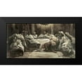 thumbnail image 2 of Tissot, James Jacques 18x11 Black Modern Framed Museum Art Print Titled - The Lords Supper, 2 of 5