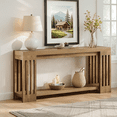 thumbnail image 5 of Tribesigns Farmhouse Console Table, 70.9-Inch Sofa Table Behind Couch with Vertical Stripe Legs for Living Room, Hallway, 5 of 7
