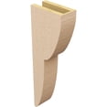 thumbnail image 5 of 4"W x 8"D x 24"H Thin Crestline Rough Cedar Woodgrain TimberThane Corbel, Primed Tan, 5 of 6