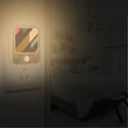 thumbnail image 2 of Yayeee 2-Pack Plug in LED Night Lights with Light Sensors Motion Detectors, Green Geometric, 2 of 7