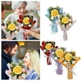 thumbnail image 5 of Wool Weaving Flower High Appearance Durable Great For People Of All Ages. Removeable Flowers And Toys. Present For Valentine's Day Mater's Day Anniversary Birthday, 5 of 5