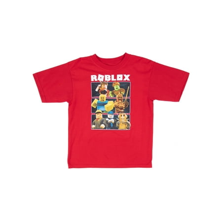 Boys roblox characters t shirt glow in the dark video game