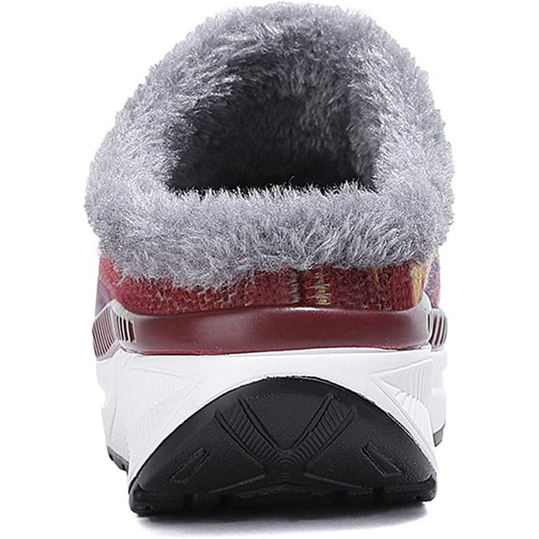 Winter clogs with fur sale
