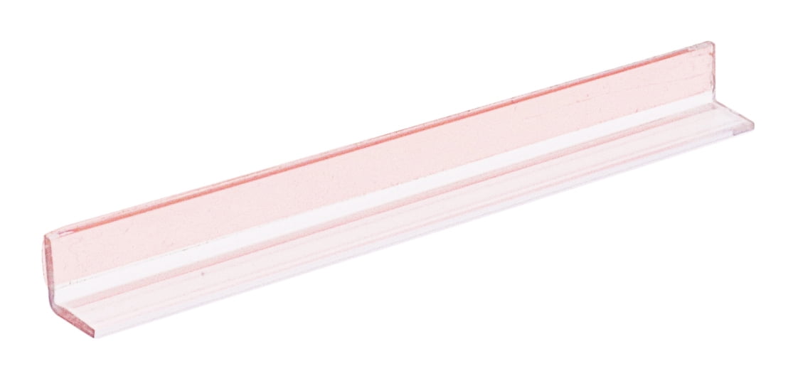 CRL P12LJT2 'L' 1/2' x 1/2' Clear Jamb with Pre-Applied Tape - 95' Stock Length