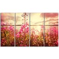 thumbnail image 2 of Pré avec des Fleurs Violettes Alaska - Impression de Toile d'Art Floral, 2 of 3