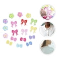 thumbnail image 2 of Shisuyan Cartoon Appliques Assorted Color 18Pcs 1.0x0.9x0.1in, 2 of 9