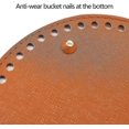 thumbnail image 2 of Base de Sac pour Crocheter Panier en Cuir Fond de Sac en Cuir (6 Pcs, Marron, Noir), 2 of 5
