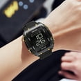 thumbnail image 6 of SMAEL Outdoor Sports Watches Fashion Leisure Men Watches 5ATM Waterproof Rectangle 8108 LCD Display Digital Student Wristwatches, 6 of 9