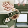 thumbnail image 3 of 107" Modular Sectional Sofa with Chaise, Deep Seat Corduroy Couch for Living Room, Tool-Free Setup, Green, 3 of 9