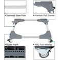 thumbnail image 3 of Adjustable Dolly Cart with 4 Locking Twin Wheels for Washing , Dryer, Refrigerator, 3 of 5