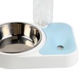 thumbnail image 7 of Home double puppy Cat Water and Food Bowl Set Stainless Steel Bowl Automatic Water Dispenser Bottle Feeder for Small Medium Size dog and, 7 of 7
