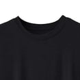 thumbnail image 5 of mihongmao Summer Travel Outfits for Men Beach Outfits Men's Fashion Sleeveless Round-Neck Casual Regular Solid Comfy Set Black L, 5 of 5