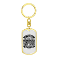 thumbnail image 4 of Happiness And Peace In God Stainless Steel or 18k Gold Premium Swivel Dog Tag Keychain, 4 of 16