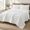 Arctic White-Queen, variant on Basil Green King Size Quilt Lightweight All Season Bedspread Bedding Set