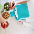 thumbnail image 2 of Kids Kitchen Knife Set Children's Cooking Knives in 3 Sizes & Colors/Firm Grip, Serrated Edges, BPA-Free Kids' Knives/Safe Lettuce and Salad Knives, 2 of 5