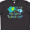 thumbnail image 4 of Inktastic My Nonna Loves Me- Cute Elephants Youth T-Shirt, 4 of 5