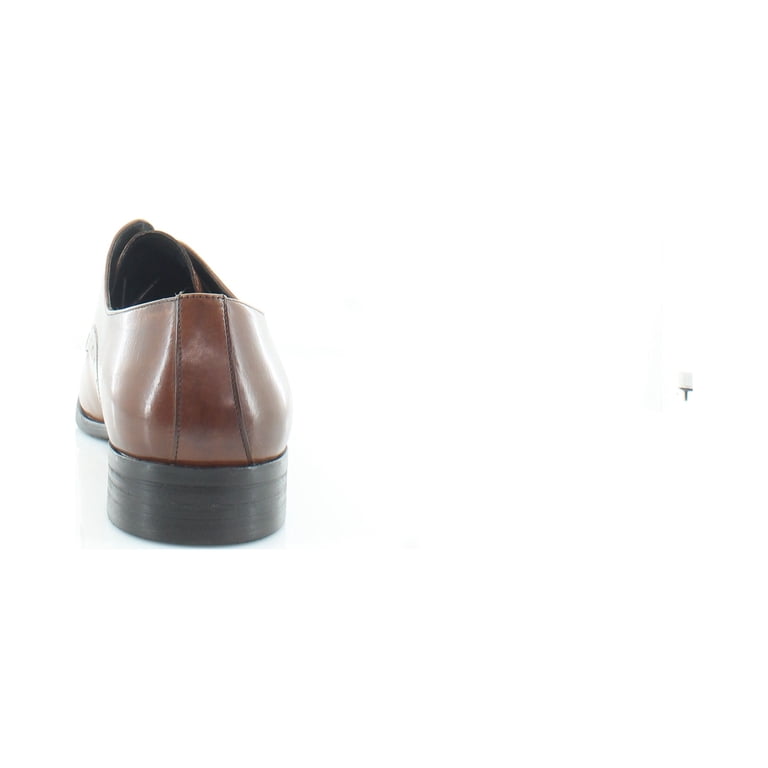 Kenneth Cole Men\'s Cognac Brown Leather Derby Shoes Size 13 Amazon.com | Kenneth Cole New York Men main image 3