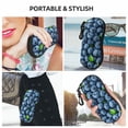 thumbnail image 6 of Honeii Fresh Blueberries Print Neoprene Glasses Case,Spacious for Sunglasses and Eyeglasses,Zipper Eyeglass Case With Belt Clip, 6 of 6