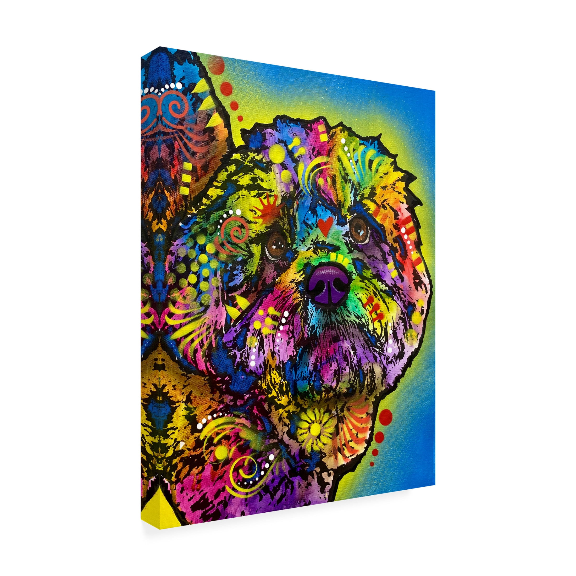 Canvas Wall Art - Dean Russo 'Just A Little Piece Pleaaaase' Wall Art for Living Room, Bedroom, or Office Décor by Trademark Fine Art - 24 x 32 Inches