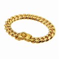 thumbnail image 1 of Collar de Metal para Perro, Gargantilla de Acero Inoxidable para Mascotas, Cadena de Eslabones Dorados de 14 mm de , Correa para Perros Pequeños y Medianos., 1 of 1