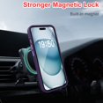 thumbnail image 3 of Dteck Magnetic Case for iPhone 15, Compatible with MagSafe, Translucent Matte Back Shockproof Phone Cover,Purple, 3 of 7