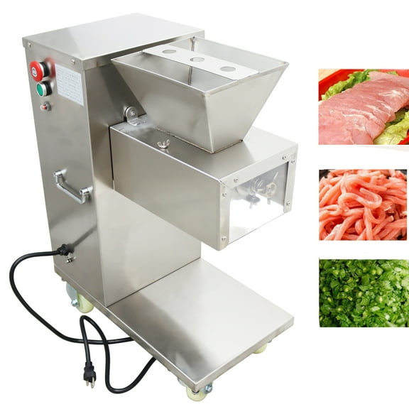 TJ-130L Commercial Stainless Meat Slicer Pork Beef Mutton Electric Slicer with 4MM Blade