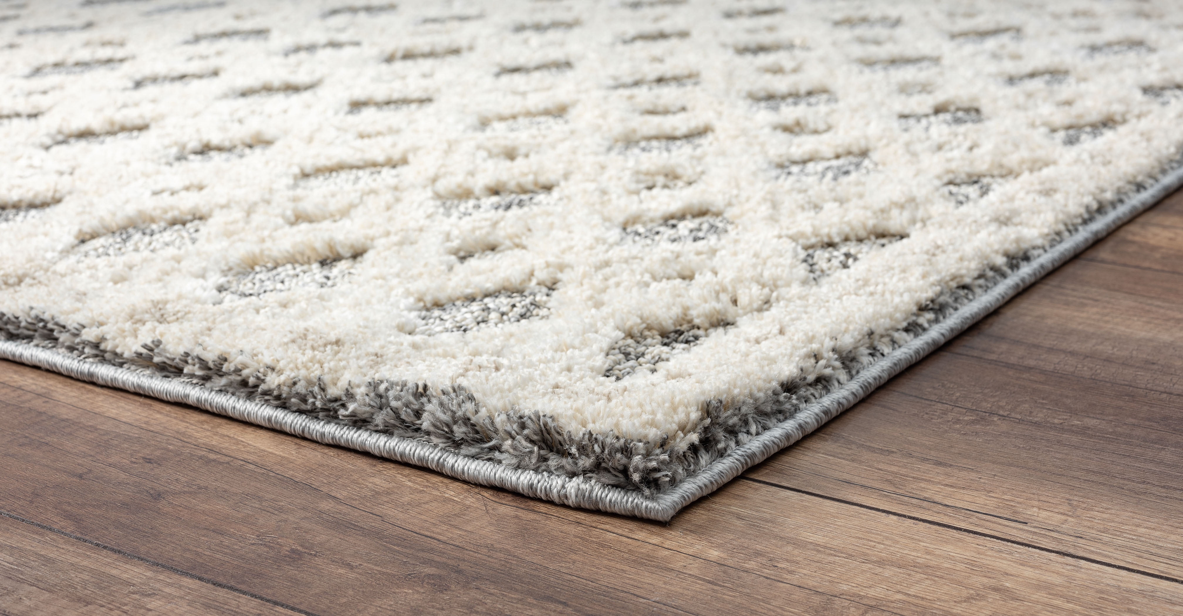 United Weavers Decorah Stowe Modern Geometric Area Rug, Cream, 12'6" x 15'