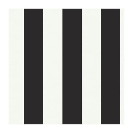 Disney Tinkerbell Wallpaper - York Wallcoverings Disney Kids DK5994 Silk Stripe Wallpaper, Black/White