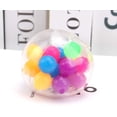 thumbnail image 4 of Juego de 3 pelotas antiestrés para aliviar el estrés y mejorar la concentración para niños y adultos, Pelota antiestrés en el juguete para pellizco de pelota ER, 4 of 5